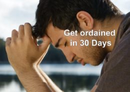 get ordained in 30 days