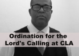 Ordination for the Lord's Calling